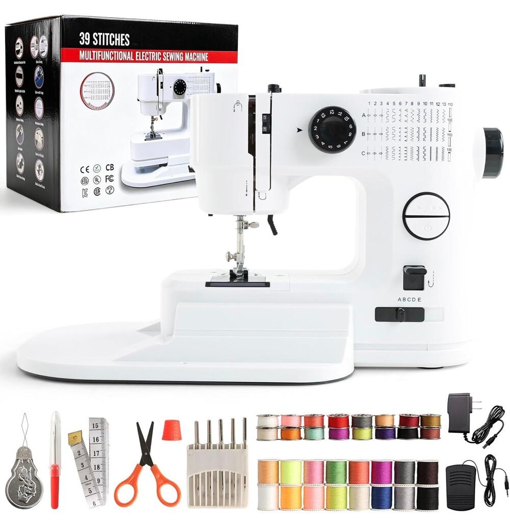 Multifunctional Electric Sewing Machine, 39 Stiches